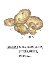 Food - Potatoes Unframed
